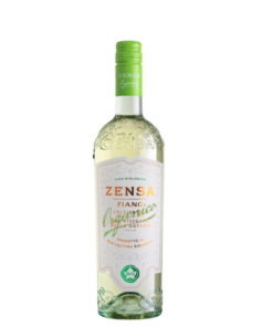 Zensa Fiana organic white wine bottle from Salento, Italy - available at Urban Grapes