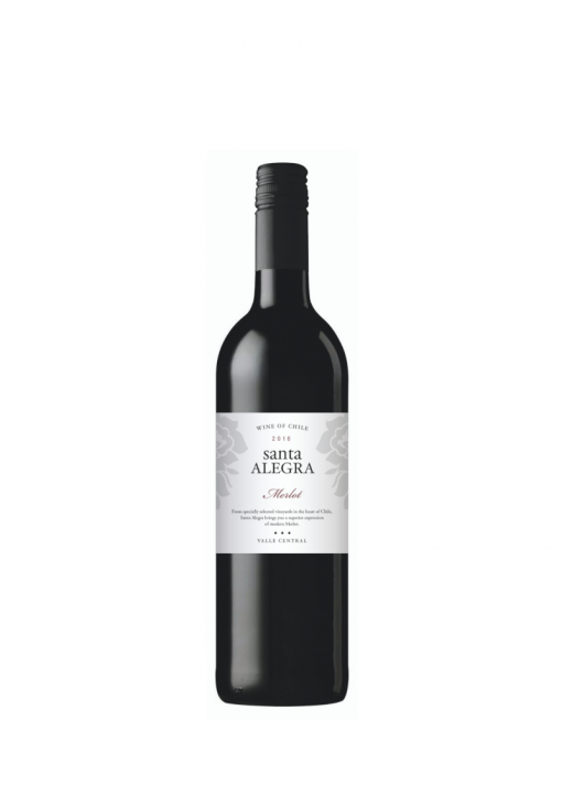 Santa Alegra Merlot Wine, Valle Central, Chile