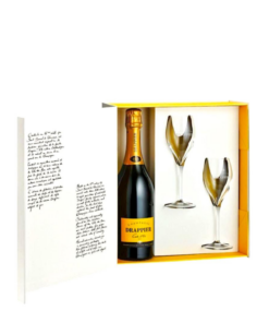 Champagne Drappier Carte d'Or Champagne Glasses Gift Set